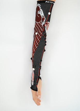 manchon_bras_acu-do_noir_rouge_douleurs_bras_tendinites_tennis_elbow_massage_shiatsu_do-in