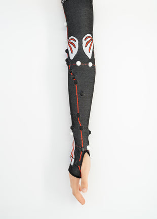 manchon_bras_acu-do_noir_rouge_douleurs_bras_tendinites_tennis_elbow_massage_shiatsu_do-in